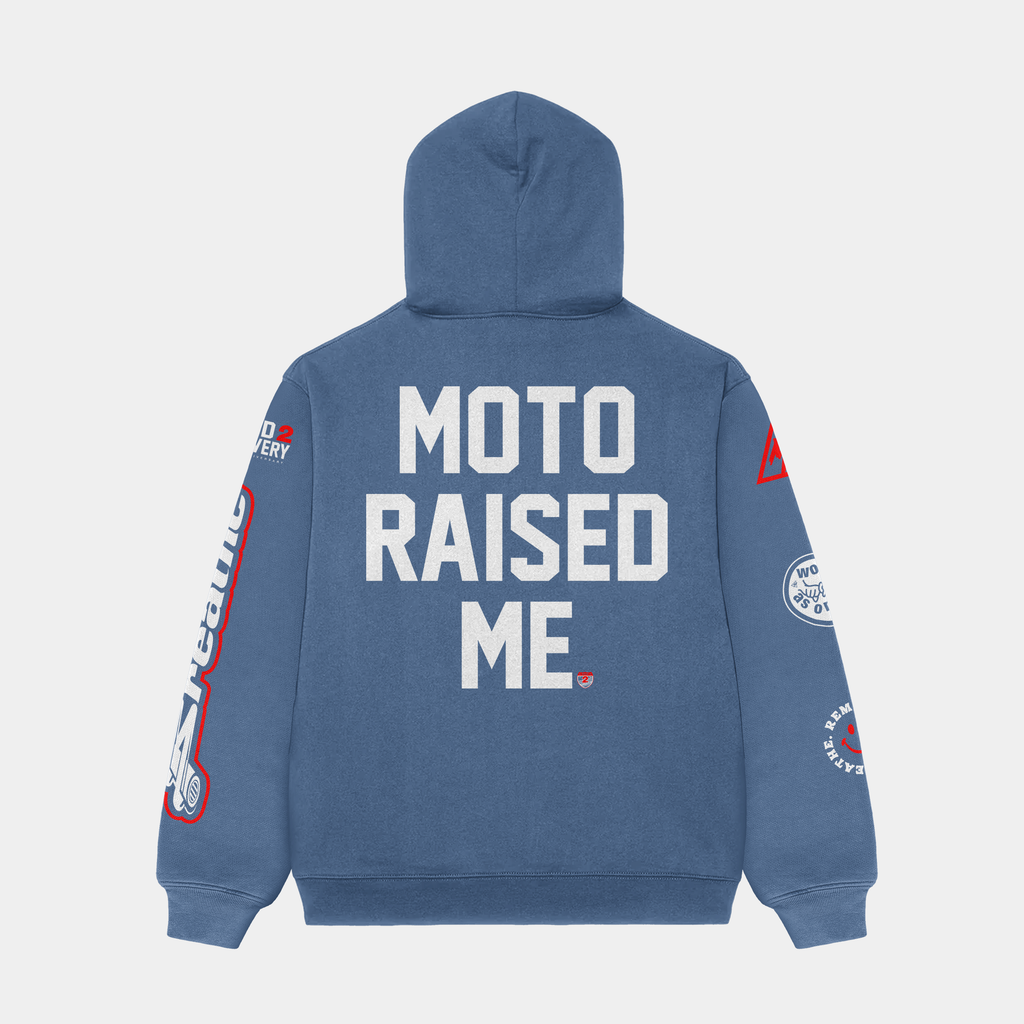 R2R X Mendid Moto Raised Me LA Edition Adult Hoodie