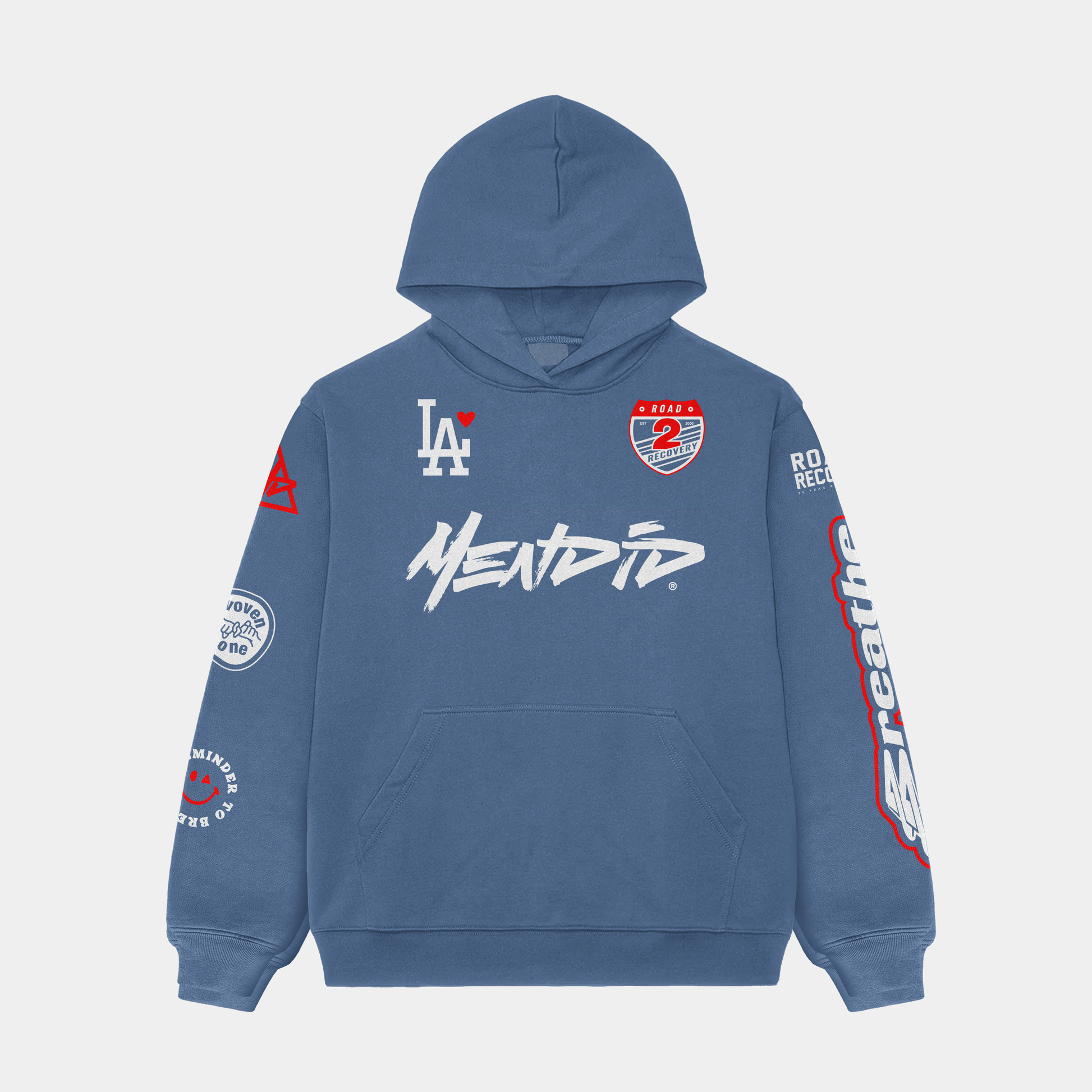 R2R X Mendid Moto Raised Me LA Edition Adult Hoodie